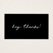 シンプル感謝していロゴの顧客割引挿入 (正面)