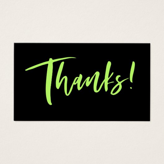 シンプル感謝していロゴの顧客割引挿入 (正面)