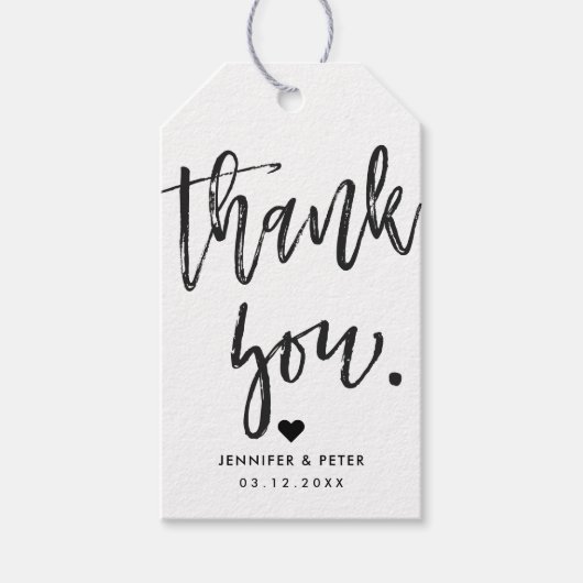 シンプル感謝してい君 ギフトタグ (正面)