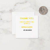 シンプル感謝してい ノートカード (正面/裏面インサイチュ)