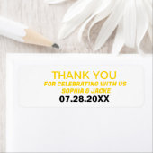 シンプル感謝してい ラベル (インサイチュ)