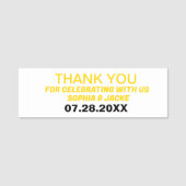 シンプル感謝してい 名札 (正面)