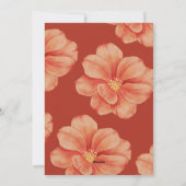 シンプル感謝ハート感謝祭 シーズンカード (裏面)