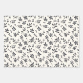 シンプル手エレガント引きフローラギフトラップ ラッピングペーパーシート (正面)