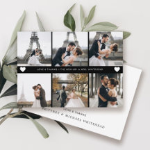 シンプル手モダン入力フォトコラージブラック