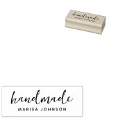 シンプル手作り手書きカスタムビジネス ラバースタンプ (押印)