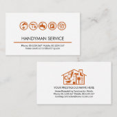 シンプル手利具自宅修理 名刺 (正面/裏面)