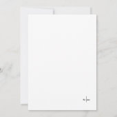 シンプル手引き結婚式の日付を保存 セーブザデート (裏面)