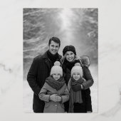 シンプル手書きの平和 箔シーズンカード (裏面)