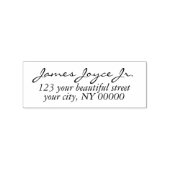 シンプル手書きエレガント差出人住所 ラバースタンプ (押印)