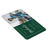 シンプル手書きスクリプトの卒業発表 マグネット (右側)