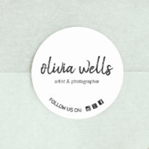 シンプル手書きスクリプトフォントソーシャルメディアのアイコン