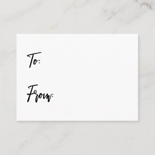 シンプル手書きノラップシャワー エンクロージャーカード (裏面)