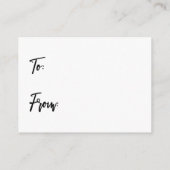 シンプル手書き入力が不要! エンクロージャーカード (裏面)