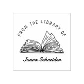 シンプル手書き名前をカスタムする ラバースタンプ (インプリント)