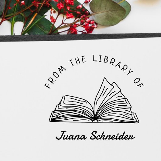 シンプル手書き名前をカスタムする ラバースタンプ