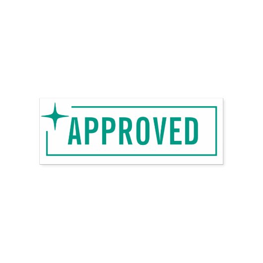 シンプル承認事務カスタム所 セルフインキングスタンプ (デザイン)