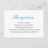 シンプル披露宴エレガントカード エンクロージャーカード (正面)