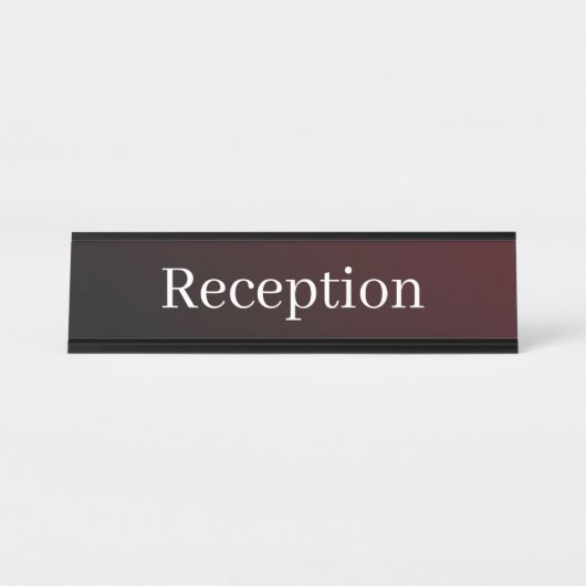 シンプル披露宴デスク名プレート デスクネームプレート (正面)