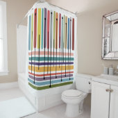 シンプル抽象芸術アーカラフルト シャワーカーテン (インサイチュ)