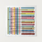 シンプル抽象芸術アーカラフルト タペストリー (正面(横))