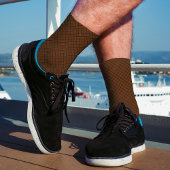 シンプル抽象芸術エレガントカッコいいおもしろい網ウォーム ソックス