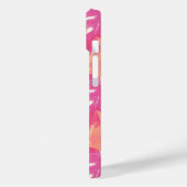 シンプル抽象芸術パター葉ンのモンステラ， f Case-Mate iPhoneケース (裏面 / 左)