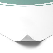 シンプル抽象芸術ボミニマルホスタイルフローラ花 ポスター (角)