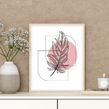 シンプル抽象芸術ボミニマルホスタイルリーフデザイン