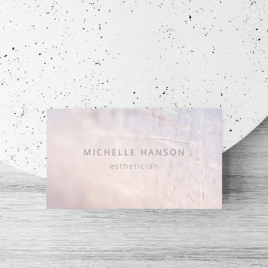 シンプル抽象芸術ミニマルニュートラルきらめく 名刺