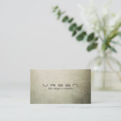 シンプル抽象芸術モダンアーティスト名刺 名刺 (スタンド正面)