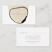 シンプル抽象芸術モダン職人ビジネス 予約カード (正面/裏面)