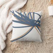 シンプル抽象芸術リボンデザイン クッション (ブランケット)