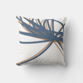 シンプル抽象芸術リボンデザイン クッション (正面)