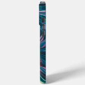 シンプル抽象芸術波 Case-Mate iPhoneケース (裏面 / 左)