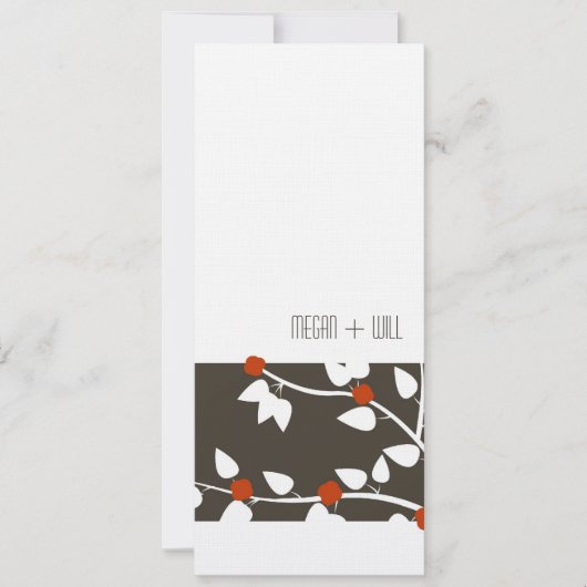 シンプル招エレガント待 招待状 (正面)