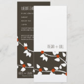 シンプル招エレガント待 招待状 (正面/裏面)