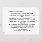 シンプル招待状はがき シーズンカード (正面/裏面)