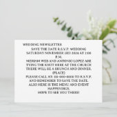 シンプル招待状はがき シーズンカード (スタンド正面)