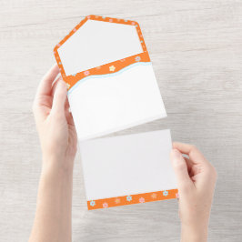 シンプル招待状カー縁どド用の色のデザイン オールインワン招待状