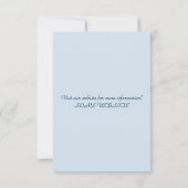 シンプル招待状 招待状 (裏面)