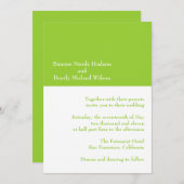 シンプル招待状 招待状 (正面/裏面)