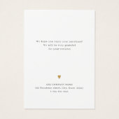 シンプル挿入するビジネスロ感謝していゴのスクリプト (裏面)