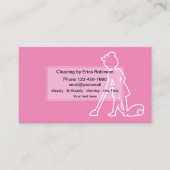 シンプル掃除モダンデザイン 名刺 (正面)