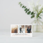 シンプル撮ミニマル影 名刺 (スタンド正面)