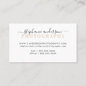 シンプル撮ミニマル影 名刺 (裏面)