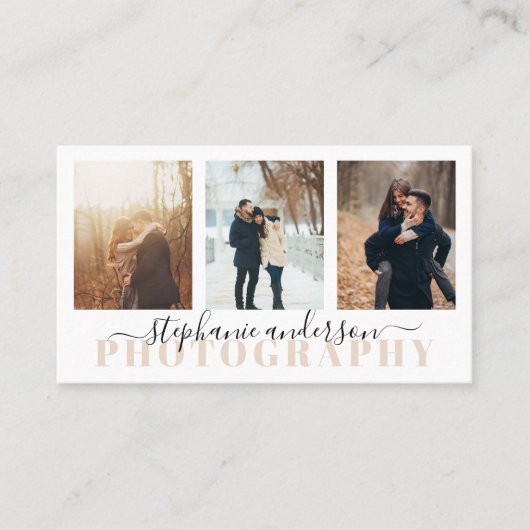 シンプル撮ミニマル影 名刺 (正面)