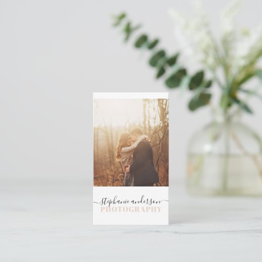 シンプル撮影 名刺 (スタンド正面)