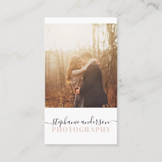 シンプル撮影 名刺 (正面)