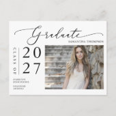 シンプル教科大学院の発表写真 ポストカード